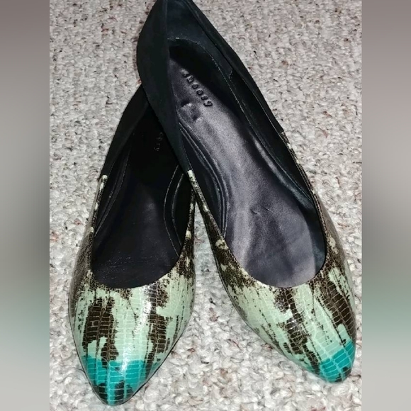 Theory Jade python leather flats - Picture 9 of 10